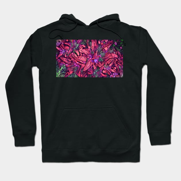 Dried Rose Petals Pattern Hoodie by Aleksander37